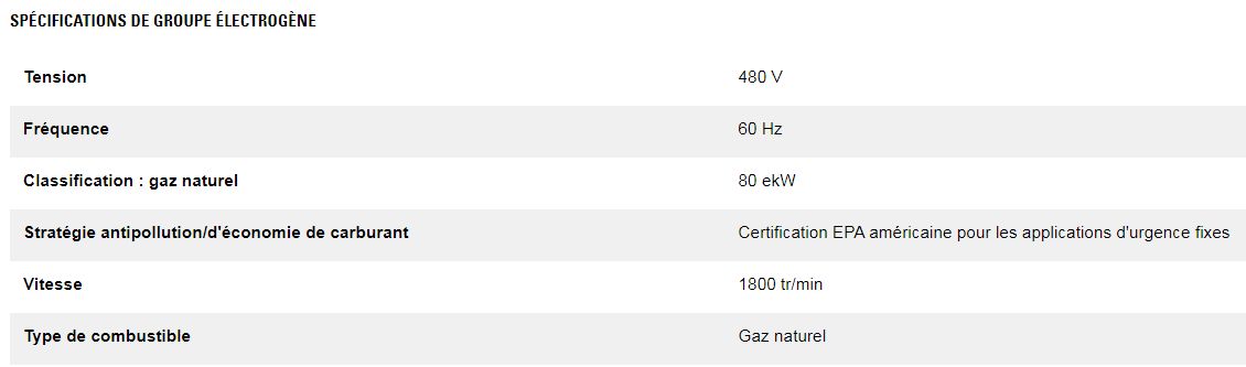Dg80-2 (triphasé) groupes électrogènes industriel à gaz - caterpillar -  classification gaz naturelle 80 kw_1