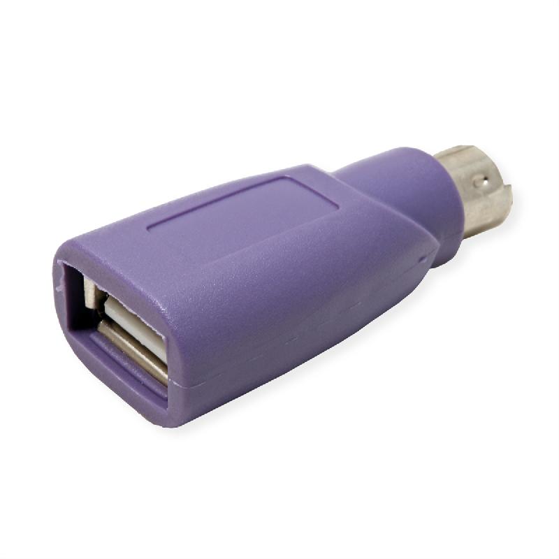 VALUE Adaptateur PS/2 - USB, violet_1