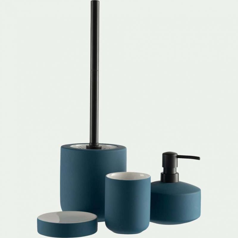 Ciste - Distributeur de savon en grès - Bleu Figuerolles - Alinéa - Référence 27257708_1