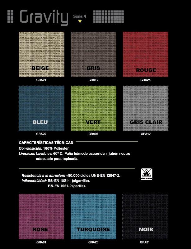 Fauteuil Lounge pivotant Storn - Mobel linea. - Gris, Haut_1