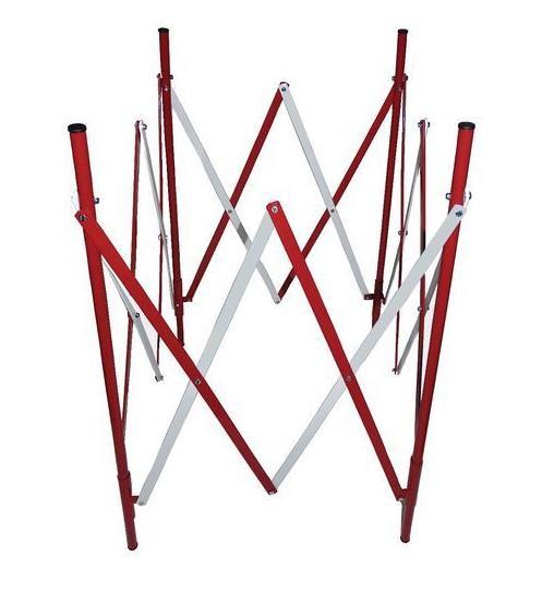 Barrières de chantier - Coloris jaune/noir ou rouge/blanc - Dimensions 1000x1000mm ou 2500mm_1