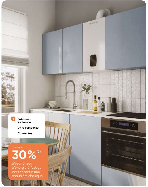 Chaudière murale gaz à condensation - Naema - compacte, fiable et économique_1