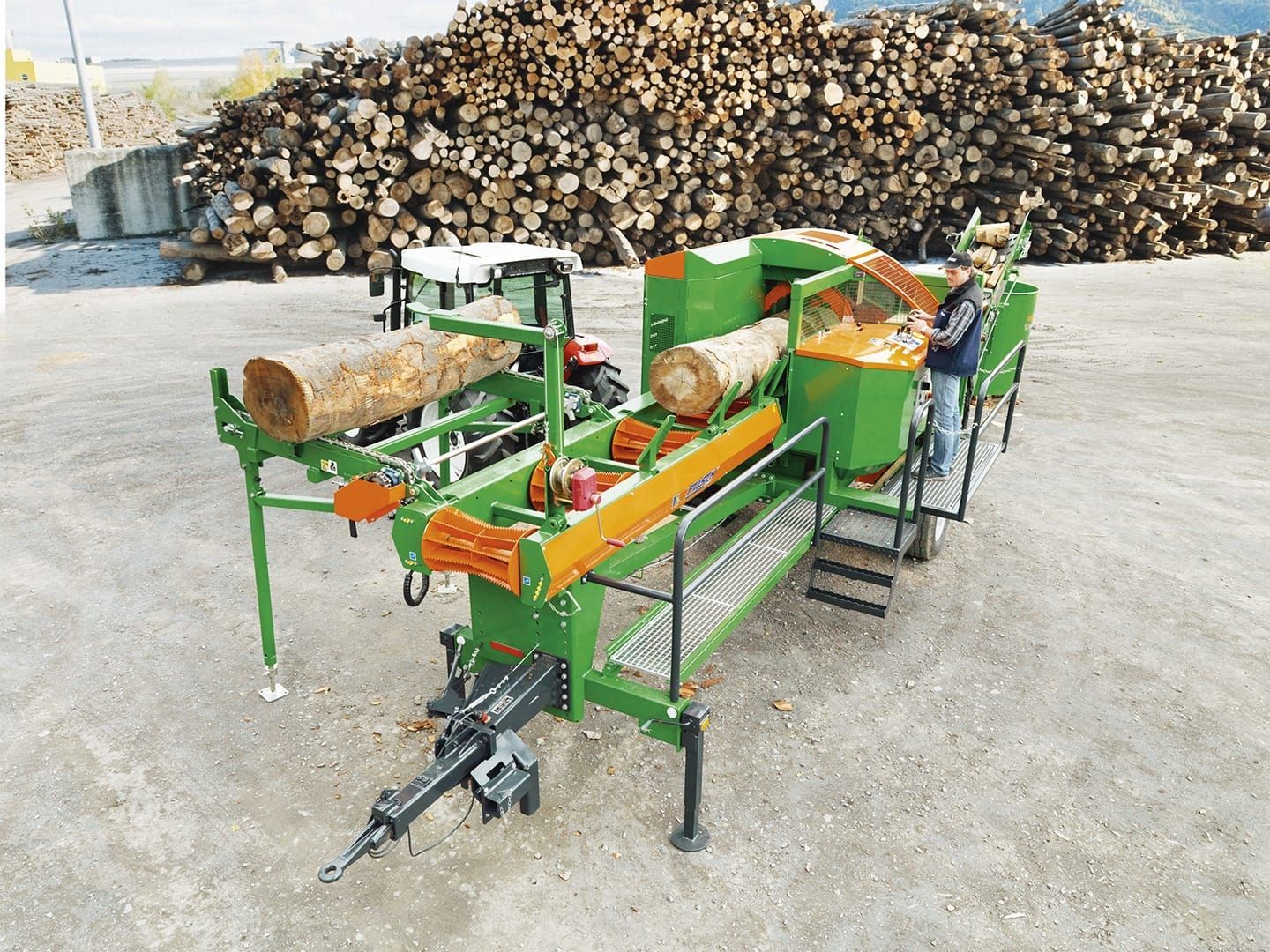Combiné à bois de chauffage spaltfix k-540 multi - posch - diamètre de ...