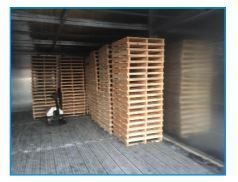 Four horizontal pour traitement des palettes et planches en bois - norme NIMP 15 - capacité 70 m³_1