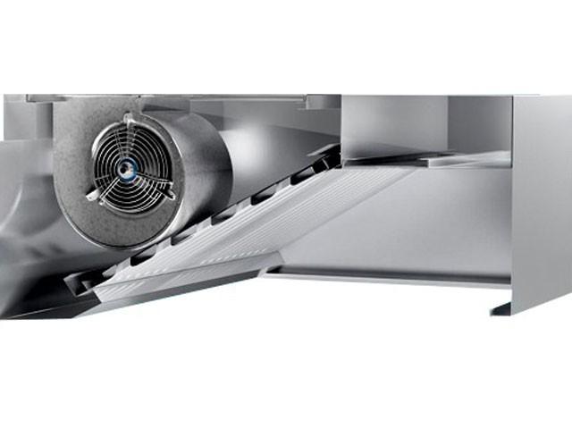 Hottes caisson inox avec moteur, variateur, filtre et éclairage - Profondeur 1100 mm - 1800_1