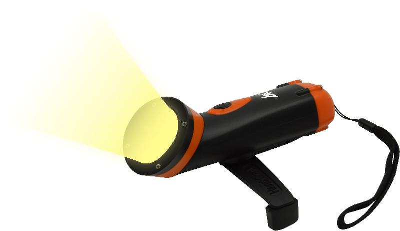 INCAR - Lampe torche autonome LED étanche 3 fonctions - tête rotative 320° - 936227_1