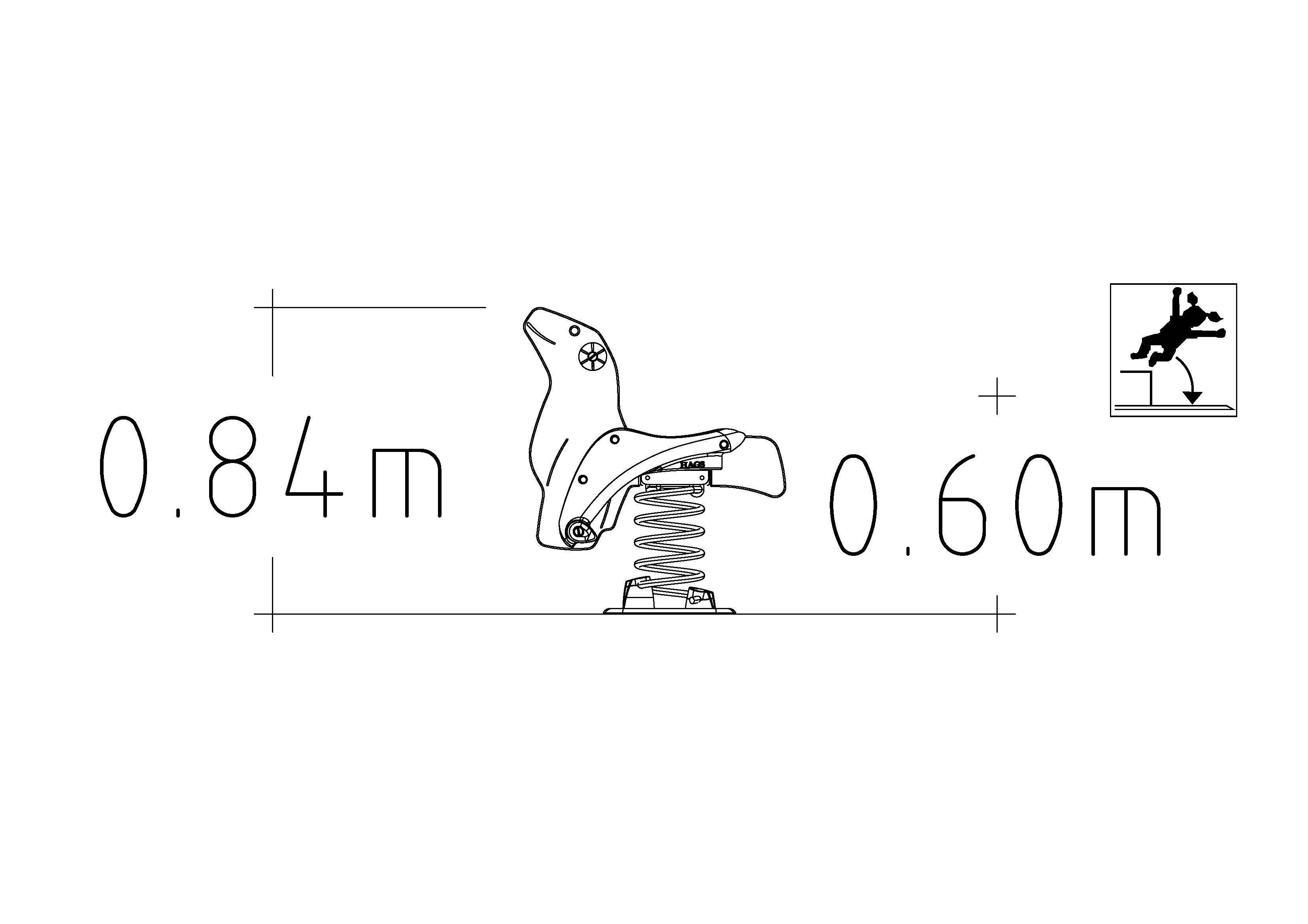 Jeu sur ressort 1 place Sam - réf 8046146 - Hags - Gris - Fondation à enterrer_1