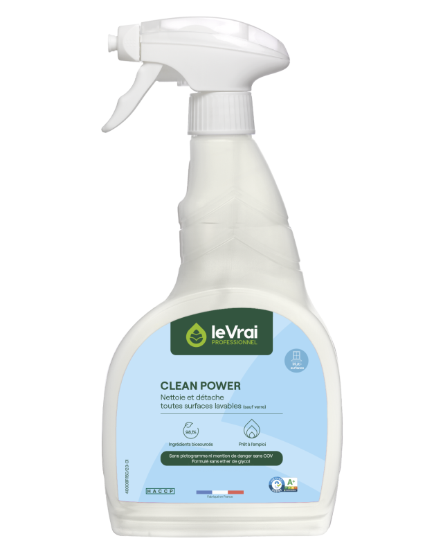 Clean power nettoyant detachant surfaces secteur tertiaires vapo de 750ml_1