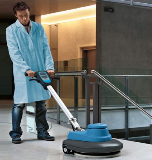 Monobrosse professionnelle FM 1500 V - grande vitesse 230V / 1100W, 1500 tours/min, 38kg - idéale pour entreprises et hôtels_1