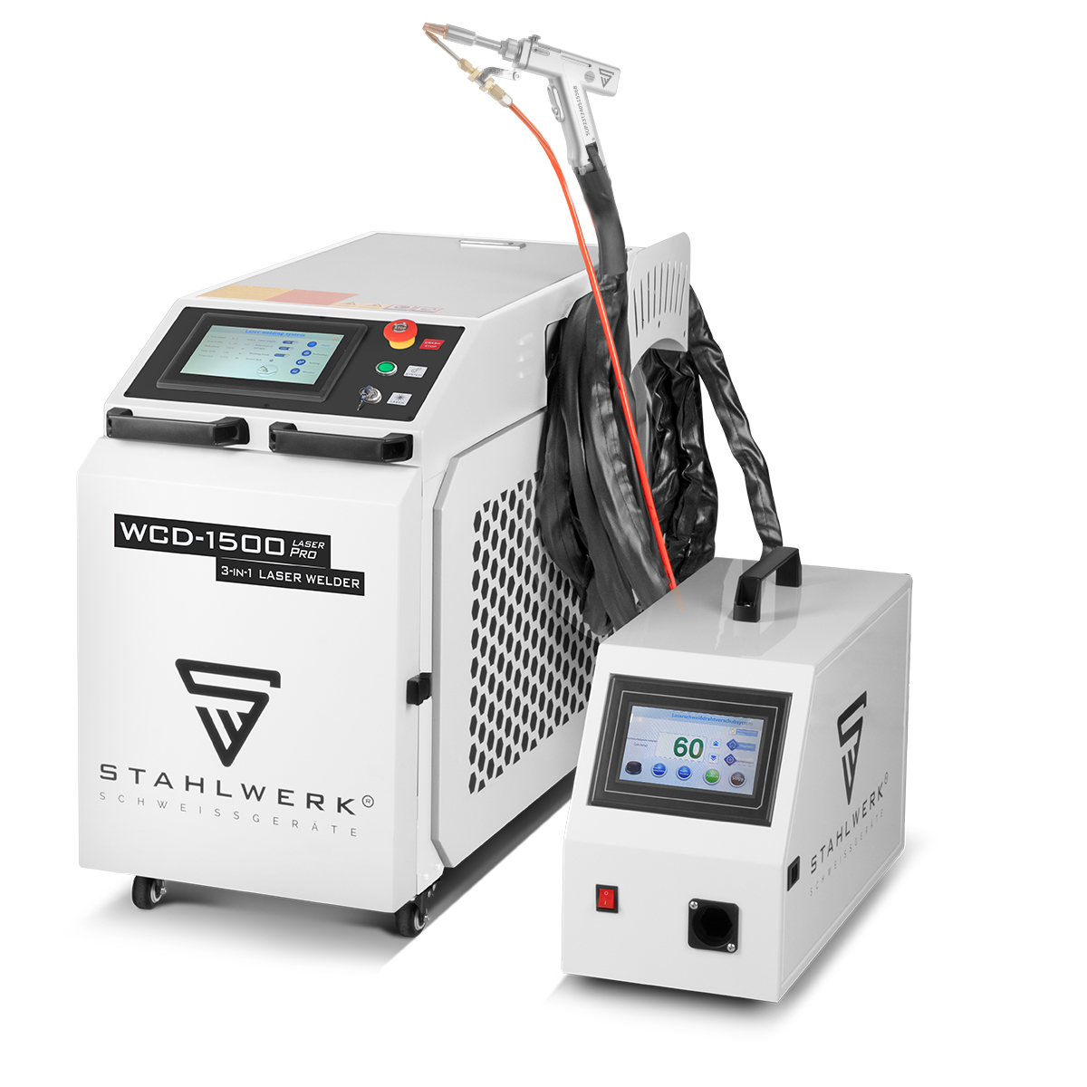 Poste à souder laser PRO 3 en 1 STAHLWERK WCD-1500 - 1500W - soudure, découpe et dérouillage avec précision_1