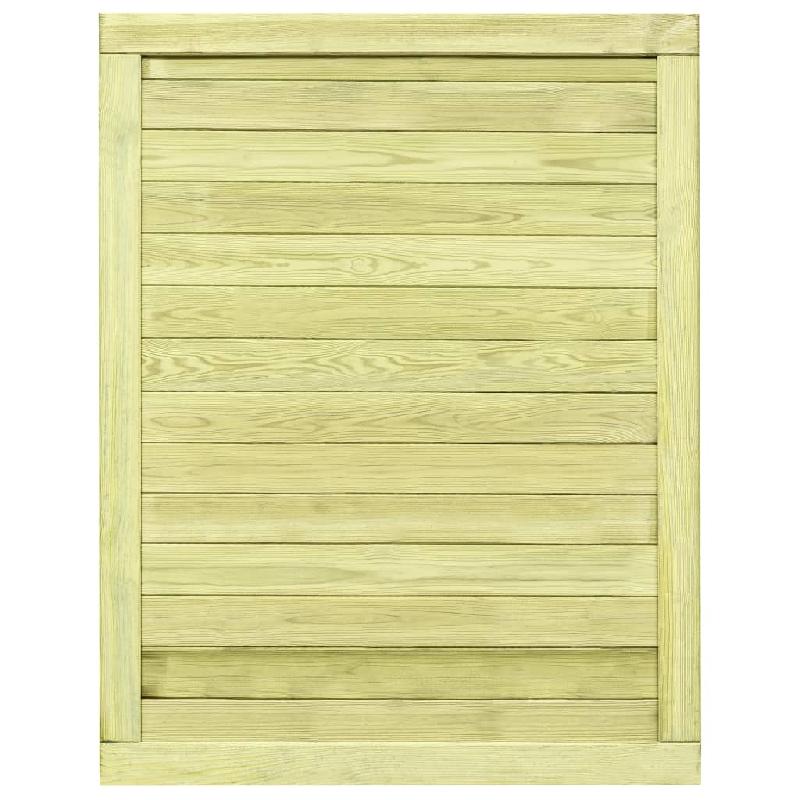 Vidaxl portail de jardin bois de pin imprégné 125x100 cm 45334_1