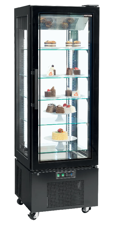 Vitrine réfrigérée UPD400-C Noir TEFCOLD_1