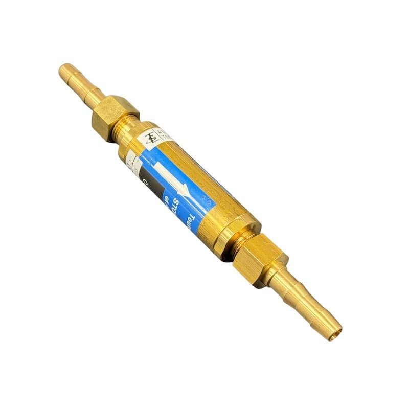 Anti retour Stop feu Oxygène Grand débit montage tuyau Ø10x17_1