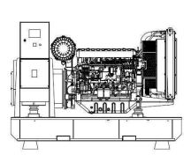 Groupe électrogène industriel diesel 1500tr - D-ECO110W - 110 kVA - Génératrice WEG GTA-202AIVJ_1