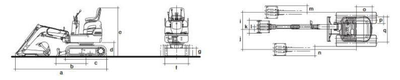Mini-pelle 9VXE - moteur Yanmar 2TNV70 - 890 kg - excavation jusqu'à 2755 mm_1