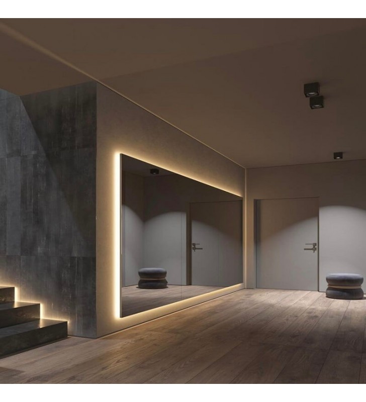 Profilé aluminium en U 2m avec diffuseur opale - Référence Profalslimu - Ultra mince pour ruban LED_1