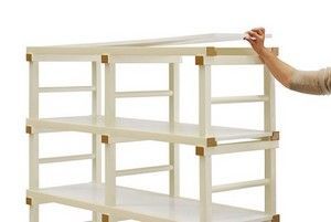 Étagère plastique imputrescible avec options pliables