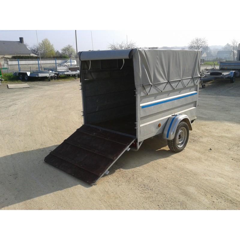 Remorque pour transport d'animaux - 2,50 X 1,20 X 0,99M - 500/750 KG - MAGNUM 500M3_1