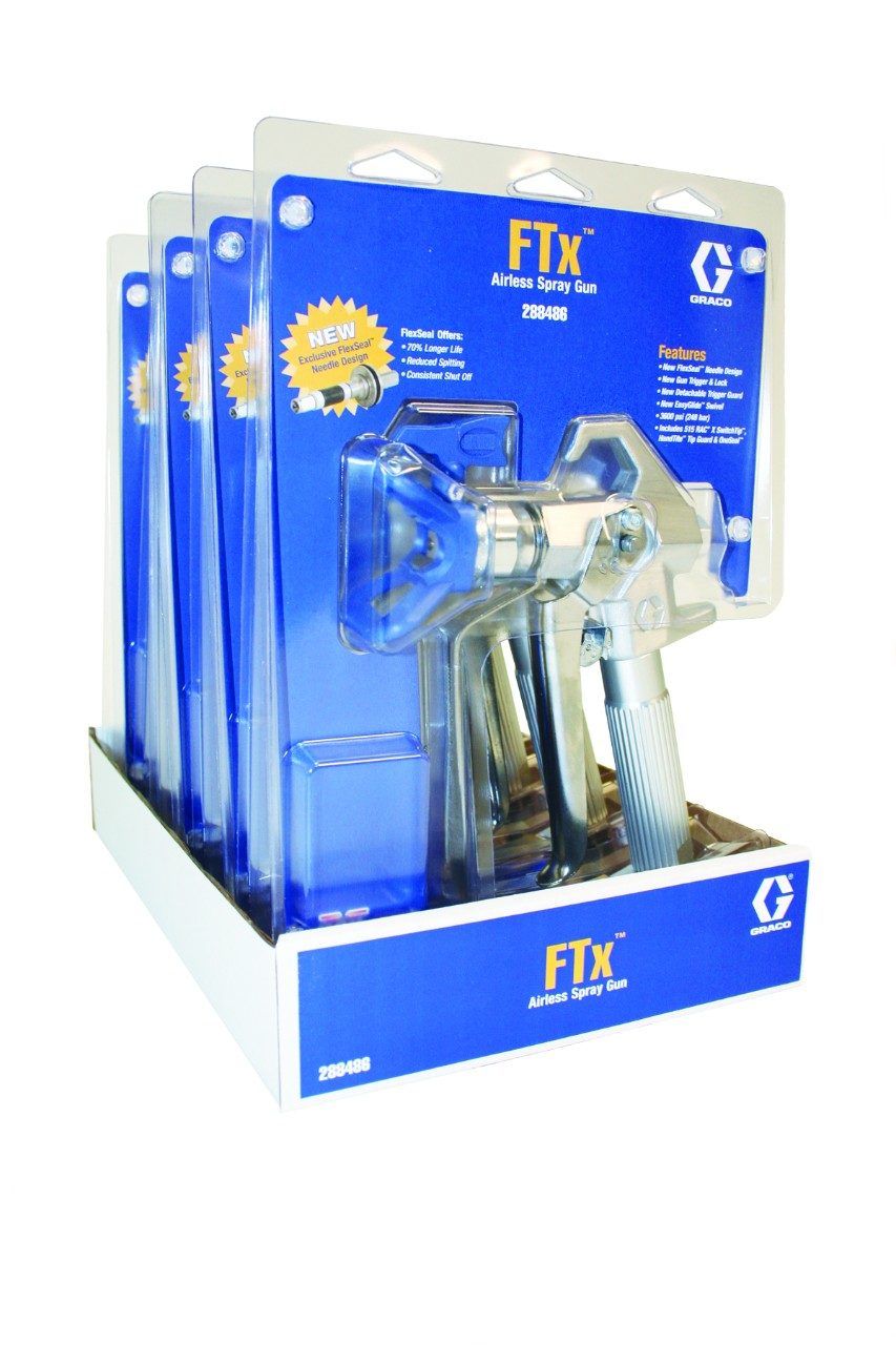 312099k - Pistolets de pulvérisation sans air Contractor et FTx - Graco - 252 bar - Performance et confort maximum_1