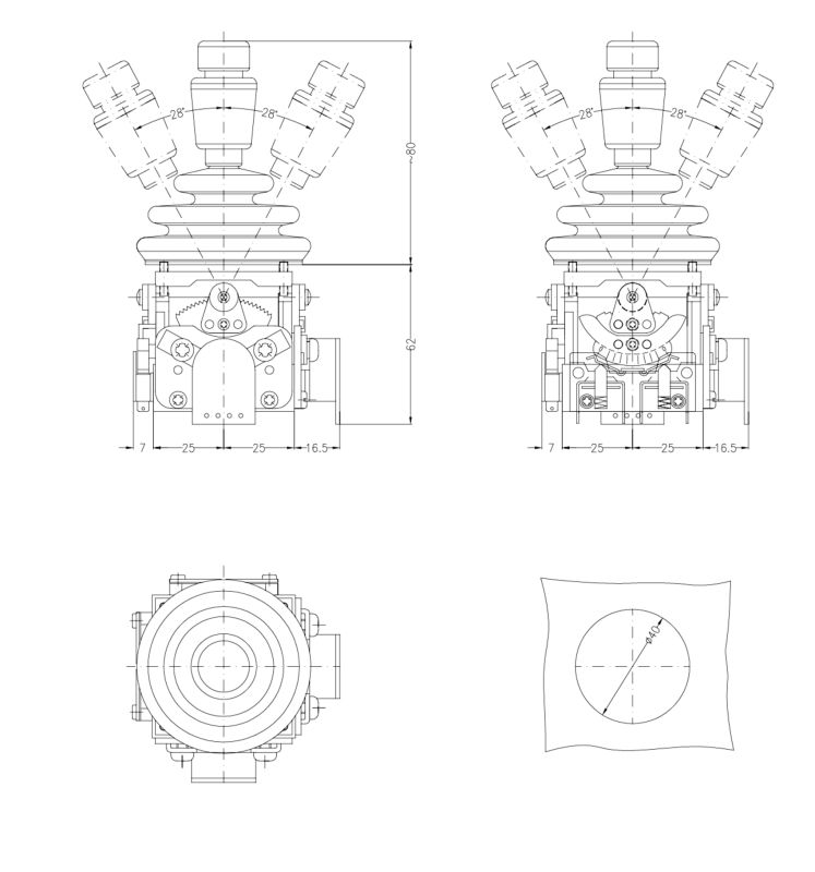 M0n - Joystick industriel Spohn & Burkhardt - robuste et fiable jusqu'à 230 V AC_1