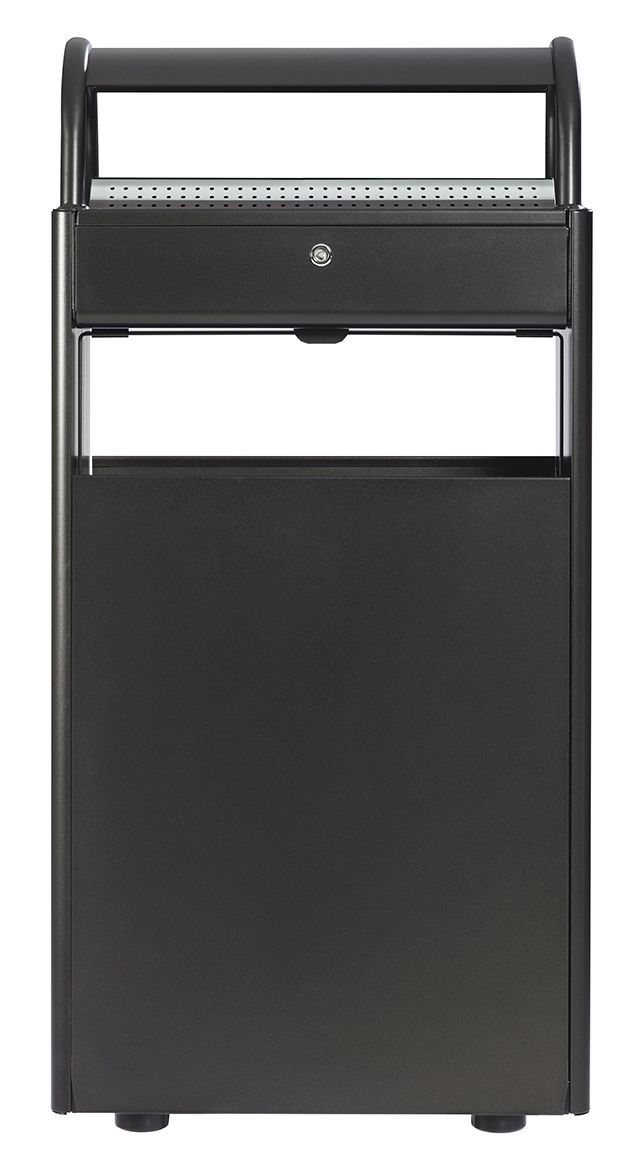 Cendrier corbeille sur pied 12L/60L - Réf. 56448 KOPA - Rossignol - Gris manganèse - Fabrication française et recyclable_1