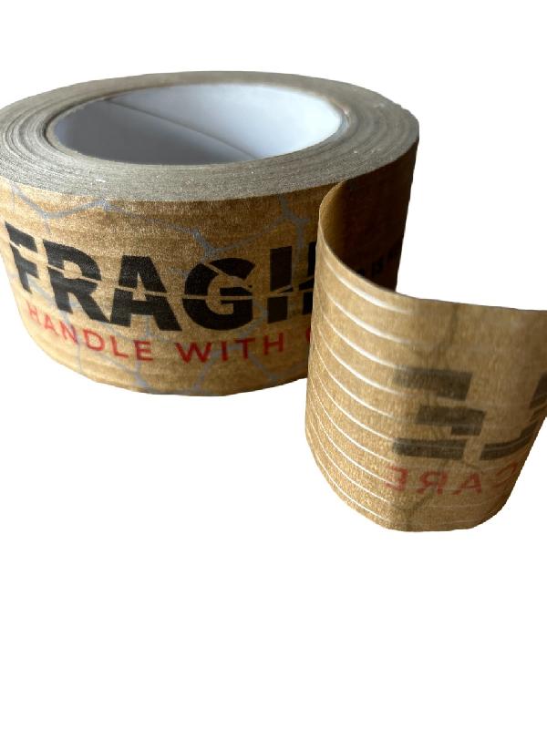 Ruban adhésif papier kraft - recyclable - largeur 50mm et 75mm - adhésif caoutchouc naturel - réf. RAEMANKRAFT_1