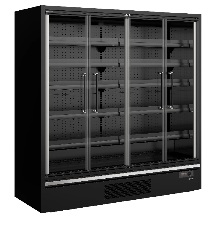 Vitrine réfrigérée pour supermarché Galaxy+ GP20FGD Black L1955mm 43816 TEFCOLD_1