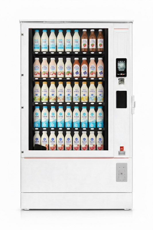 Distributeurs automatiques intelligents de produits laitiers réfrigérés pour bureaux_1