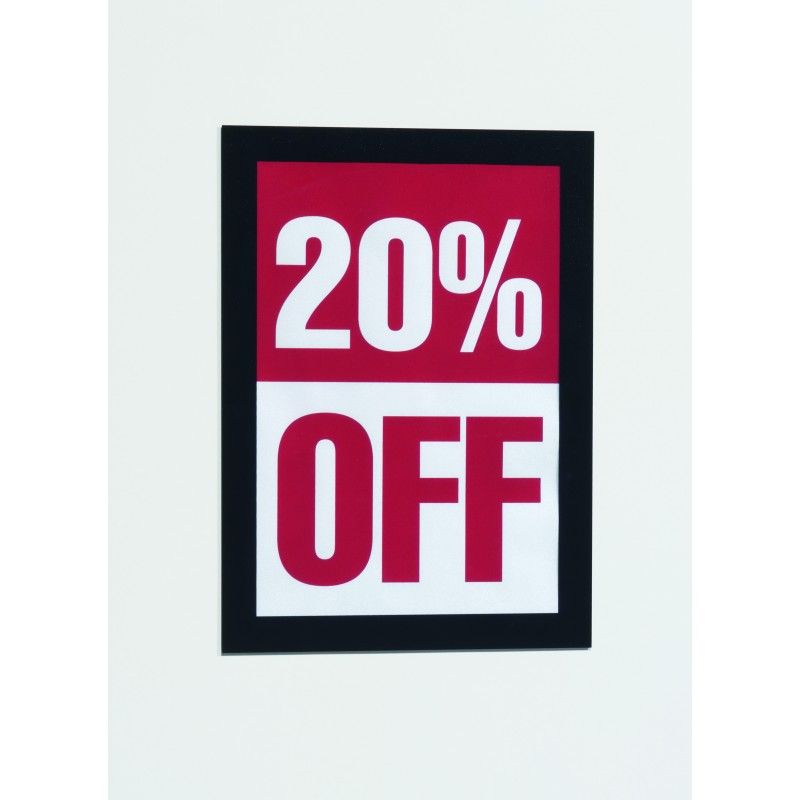 Idu0401-2a - 2 porte-affiches muraux adhésifs repositionnables - Toutelasignaletique - formats A5, A4 ou A3_1