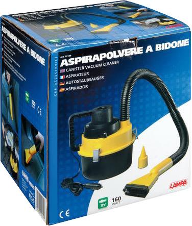LAMPA - Aspirateur tonneau 12V 160W - Réservoir 3.5L - Accessoires inclus_1