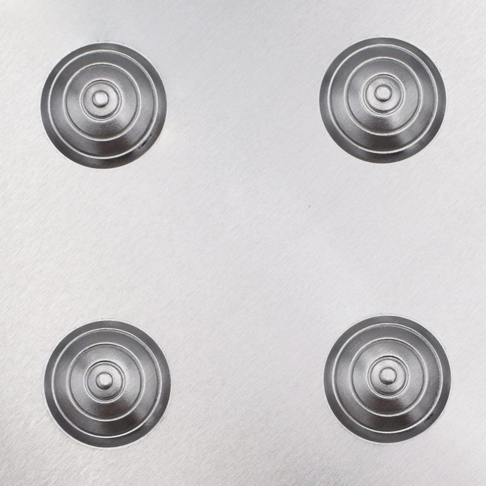 Pma0384 Labrador Podalu - Bande podotactile en aluminium - Oré peinture - Dimensions 60 x 41 cm_1