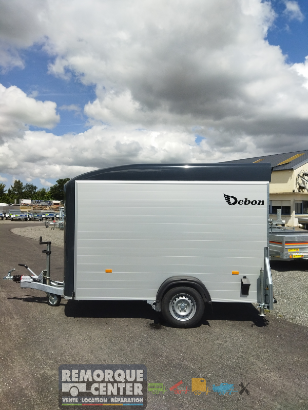 Remorque fourgon composite polyester DEBON C300 ROADSTER - PTAC : 1300 Kg - 300x150xH197 cm - Reference -T-UT20290_1