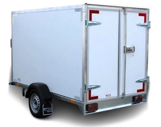 Remorque fourgon - 2,58 x 1,50 x 1,50m - 750 KG - VDM FO2581501501_1