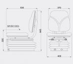 Siège tracteur agricole spa 64_1