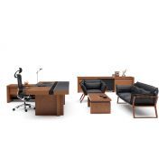 Armada - Bureau de direction - Bürotime - Bois naturel avec armoire à verrouillage numérique et fonctionnalités modernes_1