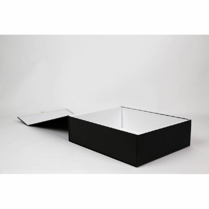 Boîte pour bouteille bottlebox 28x32x9cm noir et blanc par 25_1