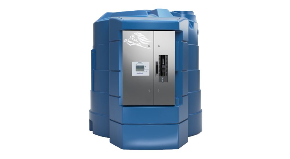 Cuve de stockage d'AdBlue - BlueMaster PRO avec système de gestion commerciale - Kingspan - Double paroi - Capacité de 2500 à 9000 litres - Hauteur 1860 à 2950 mm_1