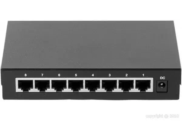Dexlan 891008 commutateur réseau Non-géré Gigabit Ethernet (10/100/1000) Noir_1