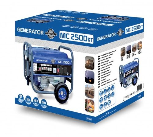 Mc2500kt groupe électrogène - Mecafer - réservoir 15L - kit de transport avec roues et poignée - autonomie 10H30_1