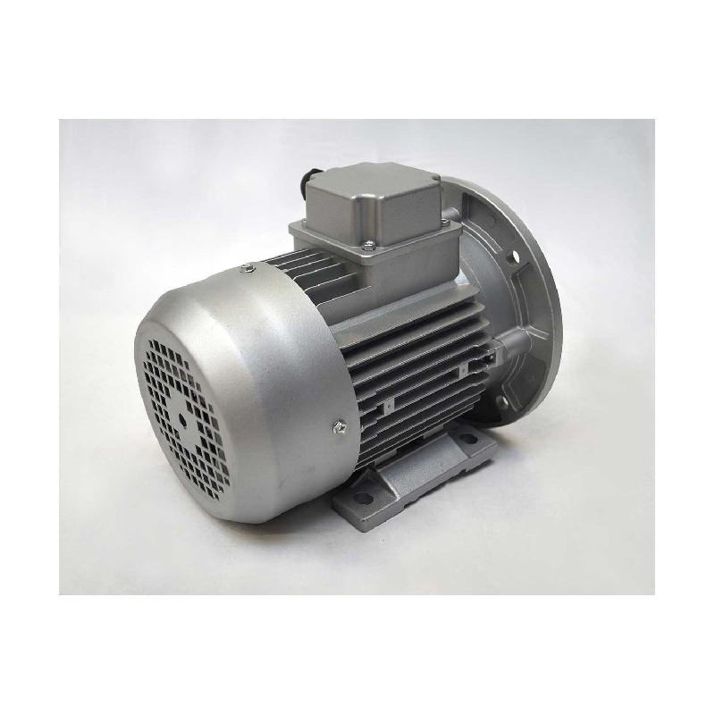 Moteur électrique triphasé 230/400V 0,75kW - 3000tr/min - Bride B35 avec trous lisses et pattes_1