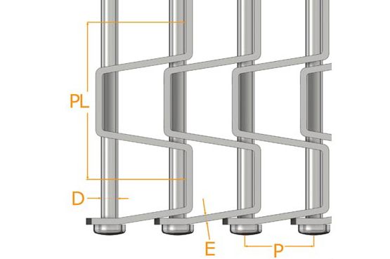 Nidabande - Bandes transporteuses métalliques Tissmetal - Résistance mécanique et capacité de virage_1