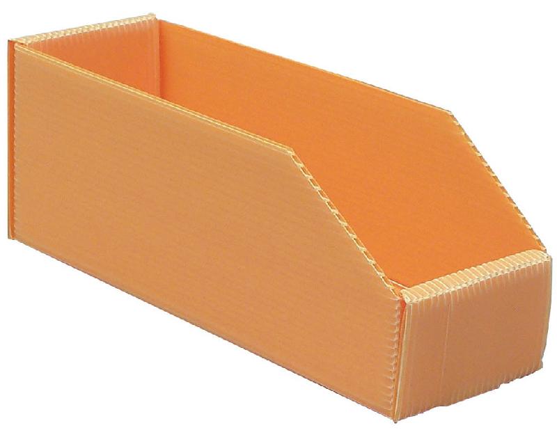Bac à bec plastique alvéolaire orange - 761506 – 280 x 180 x 105 cm_1