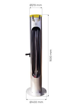 Cyclo Station Acier inoxydable haute résistance Protection Intégrale_1