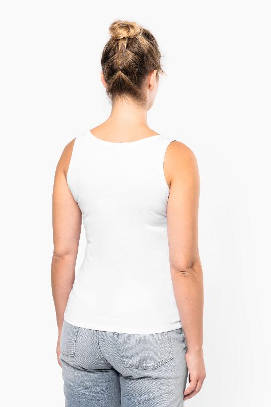Débardeur femme Kariban - Réf: K361 - 95% coton, 5% élasthanne - Encolure ronde et coupe moderne_1