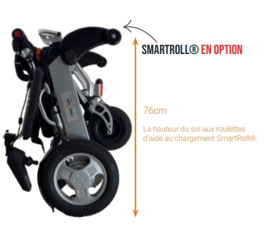 Fauteuil roulant électrique transportable avec dossier semi-inclinable, idéal en terrains accidentés - CITY_1