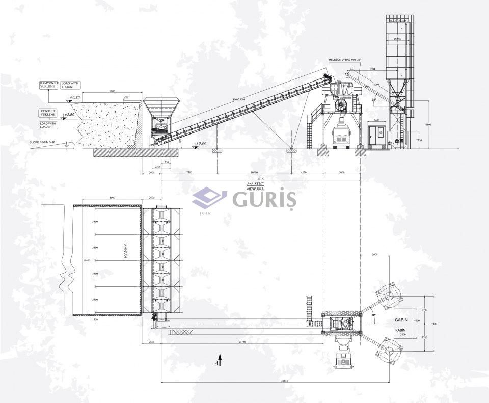 Gsp 60 sp centrale à béton - guris - fixe - 60 m3/ h_1
