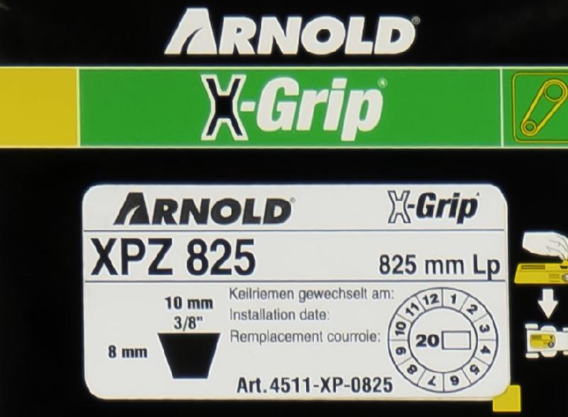 Courroie trapézoïdale X-Grip V XPZ 825 pour autoportée et tracteur de jardin_1