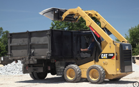 Chargeurs compacts rigides sur pneus caterpillar 236d_1