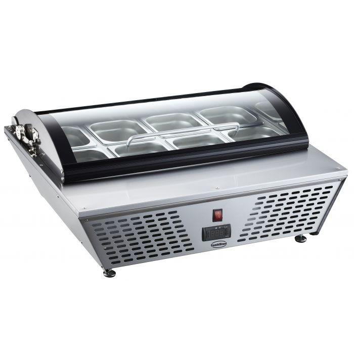 Puits froid vitré 8xGN1/6 100mm 67L Combisteel_1