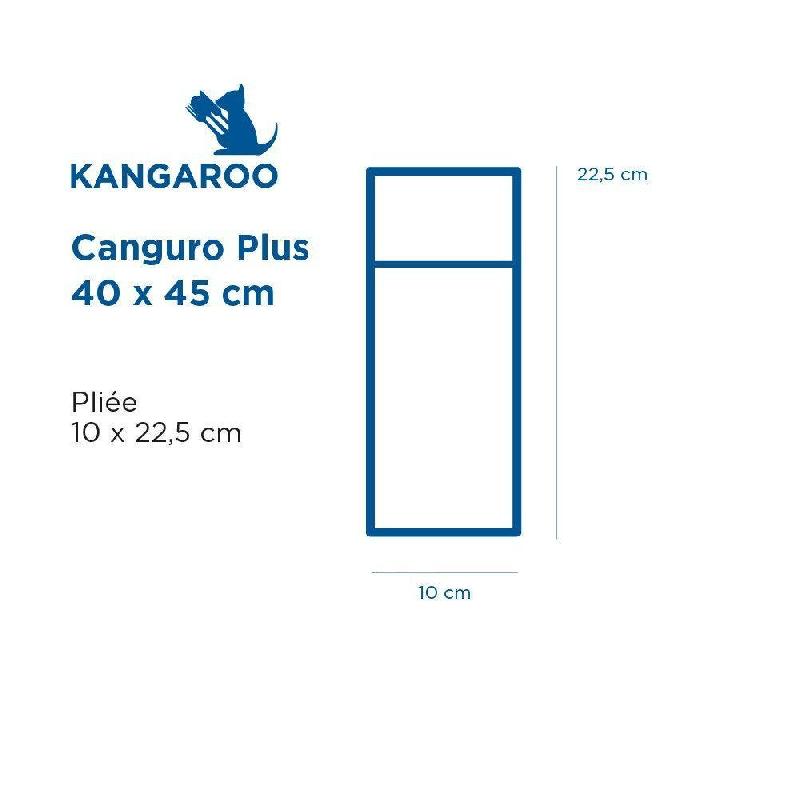 Serviette kangourou spunlace crème 40x45cm par 720_1